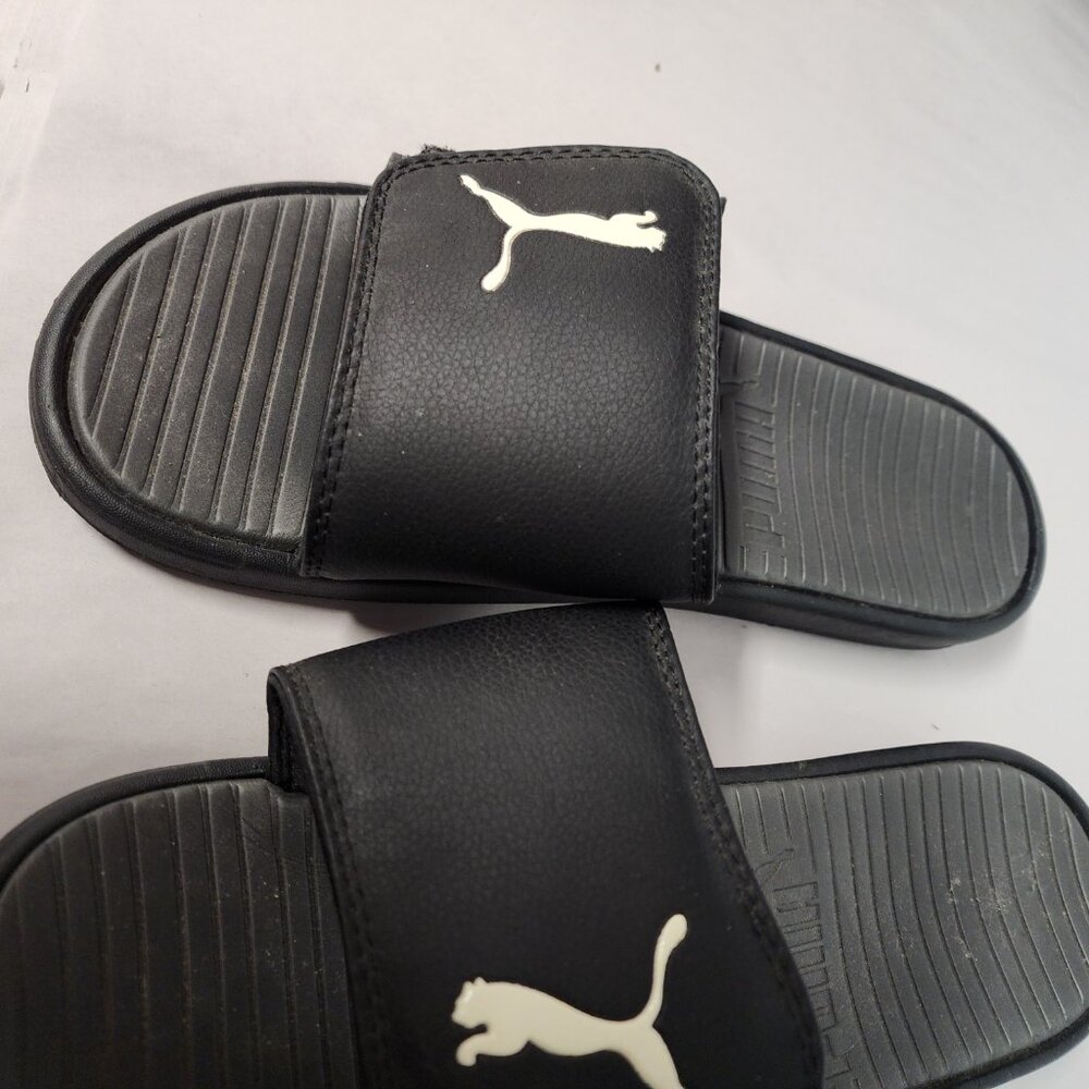 Puma Mens Cool Cat 2.0 black slip on sandals 11 - Picture 5 of 7